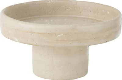 Zdjęcie produktu dla J-Line Deko Tablett Olina Zement Creme Small