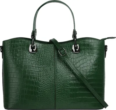 Produktbild von Cluty Handtasche Damen 021168 dunkelgrün