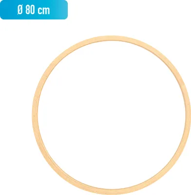 Produktbild von Gymnastikreifen aus Holz (80 cm)