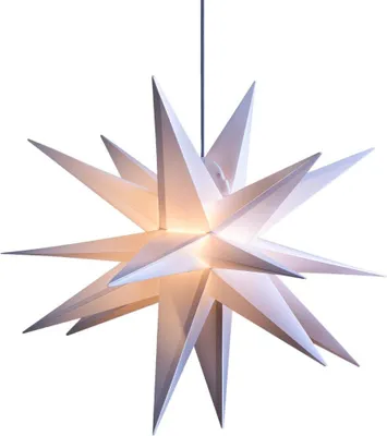 Immagine prodotto di Stella di Natale 65 cm, 18 punti, per esterni, colore luminoso bianco
