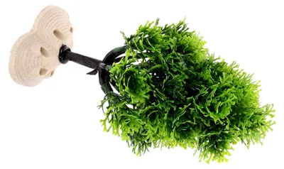 Produktbild von 1 Stück Simulierter Moosbaum für die Aquariendekoration, Hohe Künstliche Pflanze aus Kunststoff