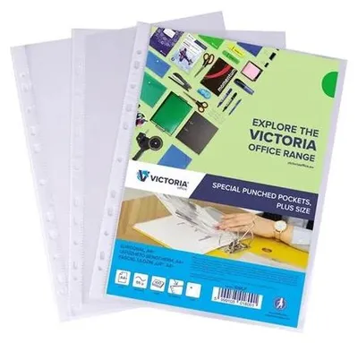 Obrázek produktu pro Obal A4+, 55 mikronů, průhledný, VICTORIA OFFICE