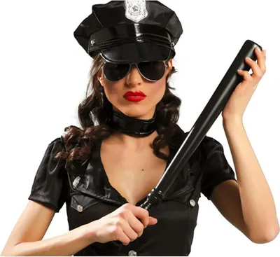 Imagen del producto de Porra de policía para disfraz, 51 cm