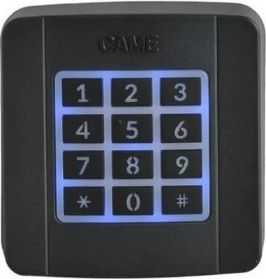 Image de Clavier à code radio 433 92MHZ, 12 boutons applique - CAME - 806SL-0170