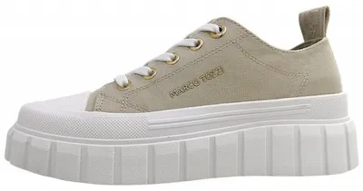 Produktbild von Marco Tozzi sportlicher Schnürer Beige in Gr. 39