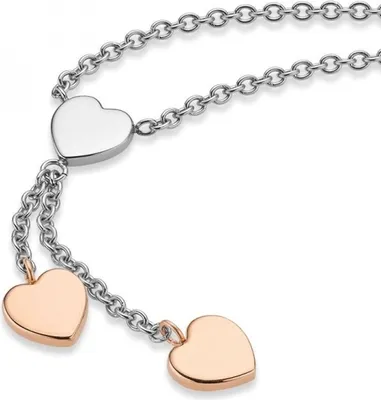 Produktbild von ST9-050C Collier Halskette Damen Edelstahl rose 45+3cm