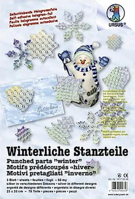 Produktbild von URSUS Stanzteile winterliche Motive, 75 Stück