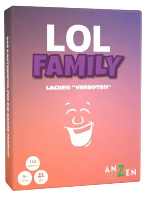 Produktbild von Carletto LOL FAMILY - Lachen "verboten", Kartenspiel, Familie, 8 Jahr(e), Familienausgabe, 15 min, Familienspiel