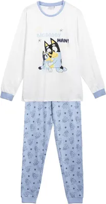 Obrázek produktu pro Cerda Group Bluey pyžamové tričko s dlouhým rukávem bílé 6XL pánské bílé 6XL