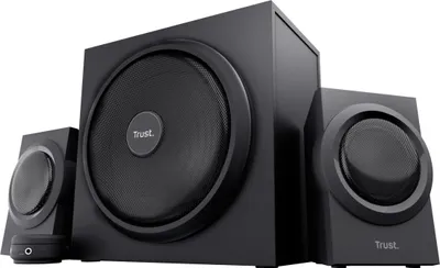 Produktbild von Trust Yuri 2.1 PC Lautsprecher mit Subwoofer, 120W Spitzenleistung, Schwarz