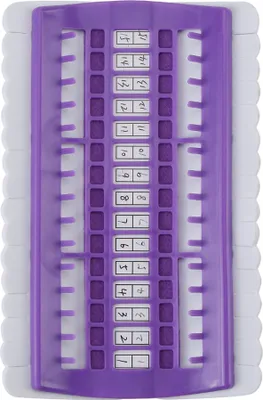 Produktbild von Fadenorganisator Set, 30 Positionen Kreuzstichnadeln Halter, Nähwerkzeuge für DIY, Lila