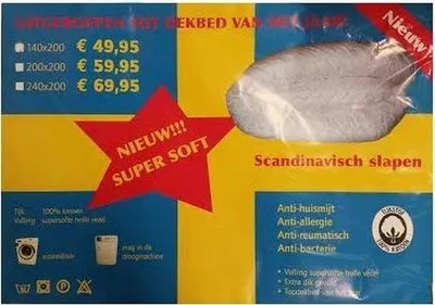 Imagen del producto de Unyqoos® Manta de edredón Supersoft – Relleno de fibra hueca, 550 g/m², 240x220 cm, blanca, hipoalergénica, lavable y apta para secadora