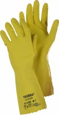 Produktbild von Ejendals Tegera Chemikalienschutzhandschuh 8150 EN normiert für sichere Lebensmittelbearbeitung (10 Paar)