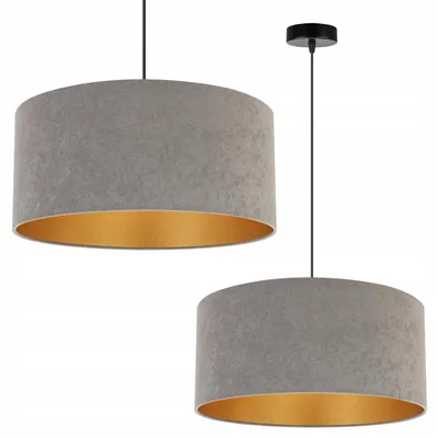 Obrázok produktu pre Závesná lampa Stropný svietnik Zlatý zamat Stínidlo