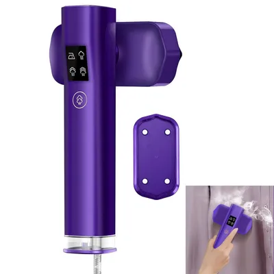 Produktbild von Dampfglätter, 2 in 1 Handdampfbügeleisen für Kleidung, 1200 W tragbarer Dampfglätter für Reisen, 4 Bügelmodi, 15 Sekunden schnelle Aufheizzeit
