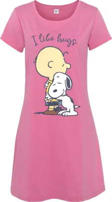 Produktbild von Peanuts Nachthemd pink bedruckt Größe 32/34
