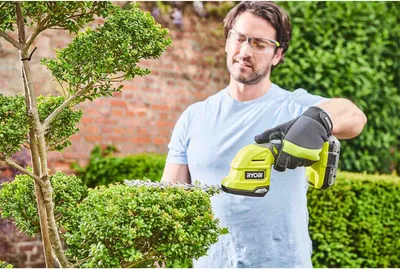 Produktbild von RYOBI Akku-Gras- und Strauchschere RY18GSA-0, 20cm, Akku-Gartenschere, Grasschere, Astschere, 18 Volt ONE+