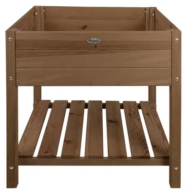 Image de Carré potager en bois - 78,8 x 78,8 x 78 cm - Marron