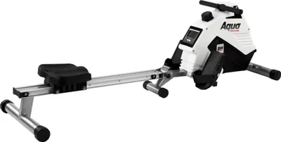 Obrázek produktu pro BH Fitness Aquo, Magnetické, Klínový řemen, Vzdálenost, Frekvence tepu, Rychlost veslování (spm), Čas, Hrudní pás, LCD, 500 mm