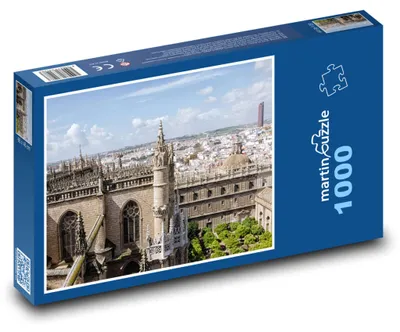 Zdjęcie produktu dla Puzzle 1000 Katedra w Sewilli, Andaluzja - martinpuzzle