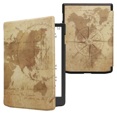 Produktbild von kwmobile Schutzhülle für Pocketbook InkPad 4 / Color 3 / Color 2 / Vivlio InkPad 4 / InkPad Color 3 Hülle - eReader Flip Case mit Auto Sleep Funktion