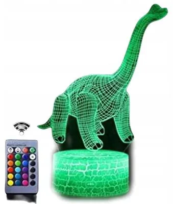 Produktbild von moXomi 3D LED Brachiosaurus Lampe mit Fernbedienung