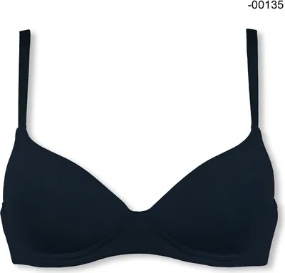 Produktbild von EMPORIO ARMANI Damen BH T-Shirt BH Microfiber Wireless Padded Bra, Farbe:Blau, Unterbrustumfang:80, Cup:D, Artikel:9A284-164001-00135 marine