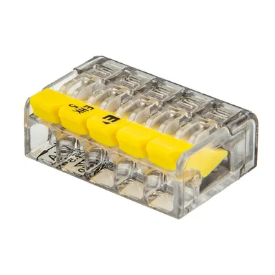 Produktbild von ELTROPA Steckklemme Typ EHK - Klemme für 5 flexible & Massivleiter 0,2 bis 2,5 mm²