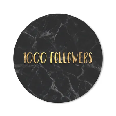 Produktbild von MuchoWow® Mauspad Mousepad Soziale Medien - Instagram - Gold - Marmor 20x20 cm - Mousepads - Maus Mat - Pad - Mausunterlage - Schreibtischmatte