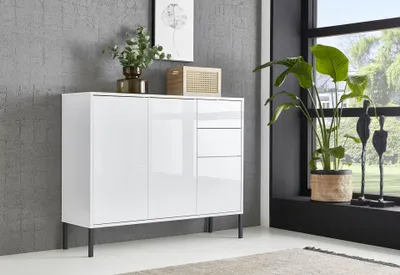 Productafbeelding van Commode Mailand 10 in Hoogglans Wit