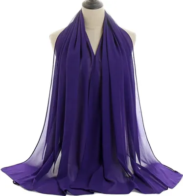 Immagine prodotto di Sciarpa OL-33819 Viola Scuro - Eleganza e Comfort KP33819