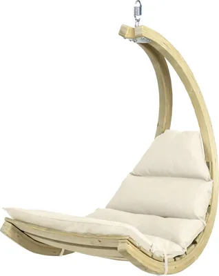 Produktbild von AMAZONAS Schwebesessel Swing Chair Creme Hängesessel inkl. Sitzkissen und Schwingfeder