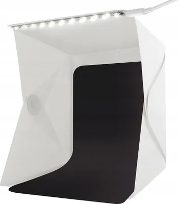 Obrázok produktu pre Skladací fotostan s LED osvetlením | biely