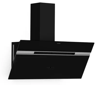 Obrázek produktu pro Klarstein Smart Alina digestoř – šikmá digestoř 90 cm, 615 m³/h, energetická účinnost A, LED osvětlení, nízká hlučnost 69 dB, odsávání vzduchu & recirkulace, inteligentní ovládání, černá