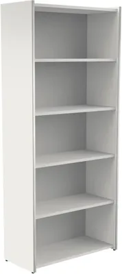 Produktbild von Kerkmann Einzelregal Professional 5 Ordnerhöhen, weiß keine Vorbautüren-keine Vorbautüren-keine Vorbautüren-kein Schubladeneinsatz