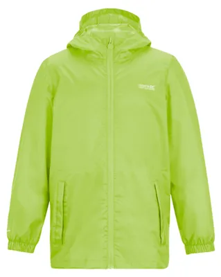 Produktbild von Regatta Great Outdoors Kinder Pack It Jacke III, wasserfest RG3209 (116) (Leuchtend Grün)