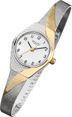 Produktbild von Regent Damen Armbanduhr F746 Edelstahl Bicolor