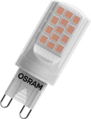 Produktbild von OSRAM Star PIN LED-Lampe für G9-Sockel, matte Optik ,Warmweiß (2700K), 430 Lumen, Ersatz für herkömmliche 37W-Leuchtmittel, nicht dimmbar, 1-er Pack