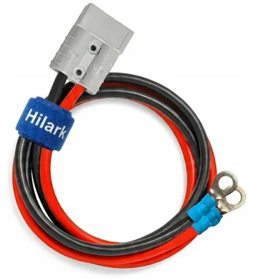 Image de Kit de câble LgY 16mm² 3m pour connexion de batteries, connecteur Anderson + cosse M8