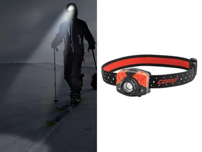 Produktbild von Coast - Fl75R - wiederaufladbare Li-Ion-Stirnlampe, rotes/weißes Licht, 530 Lumen