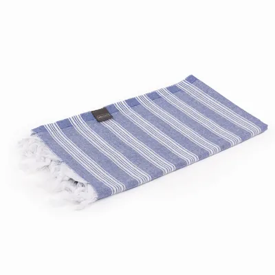 Produktbild von WellTouch Hamam Saunatuch Pestemal SARAY blau