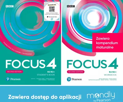 Zdjęcie produktu dla Focus Second Edition 4. Komplet Podręcznik + Zeszyt ćwiczeń + dostęp Mondly