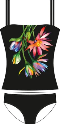 Produktbild von FASHY Damen Tankini schwarz 38C