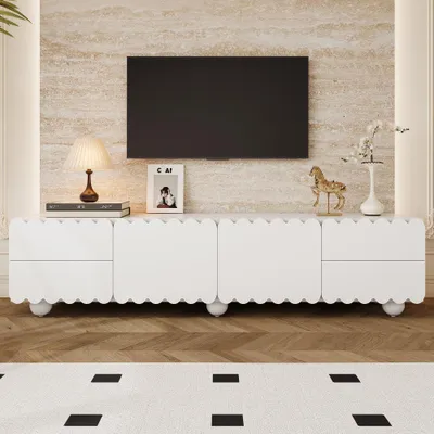 Image de Meuble TV moderne en métal, au design unique