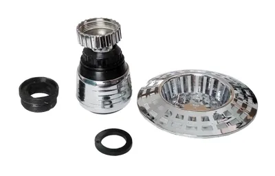 Produktbild von BRAUSEKOPF wassersparend SPÜLBECKENSIEB Wassersparer Strahlregler Mischdüse Adapter Wasserhahnaufsatz Schwenkbrause Wasserhahnaufsatz Brause 24