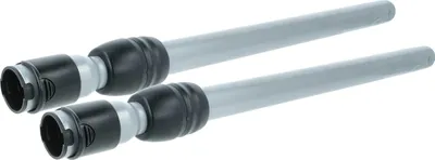 Produktbild von vhbw 2x Staubsaugerohr kompatibel mit Bosch BSGL5ZOOO2, BSGL5ZOOO3 Staubsauger - 35 mm Anschluss, 61 - 99cm Schwarz Silber