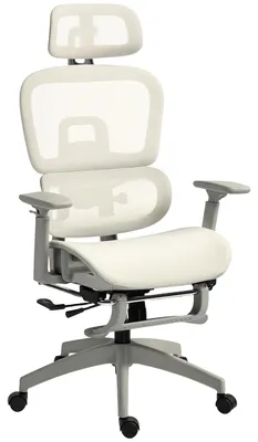 Immagine prodotto di Sedia da ufficio HOMCOM con funzione di oscillazione, funzione reclinabile, ergonomica e regolabile in altezza
