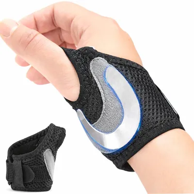 Produktbild von Daumen & Handgelenkbandage mit Aluminium-Schiene, verstellbare Stütze mit Klettverschluss für Alltag & Sport
