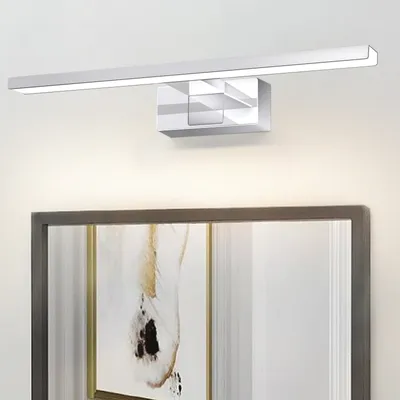 Zdjęcie produktu dla ZMH Lampa lustrzana LED biała 6W 30CM lampa ścienna wodoodporna IP44 lampa ścienna neutralna biała 4000K światło odporne na wilgoć do łazienki kuchnia