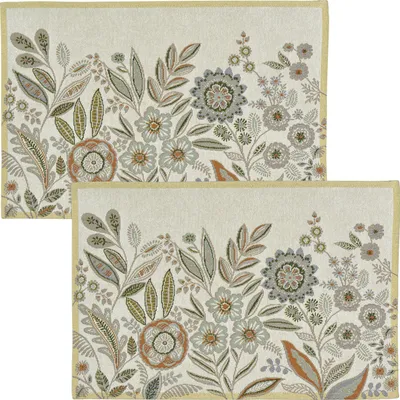 Produktbild von Sander Tischset Loni" 2er-Pack grau-terra 32x48 cm"